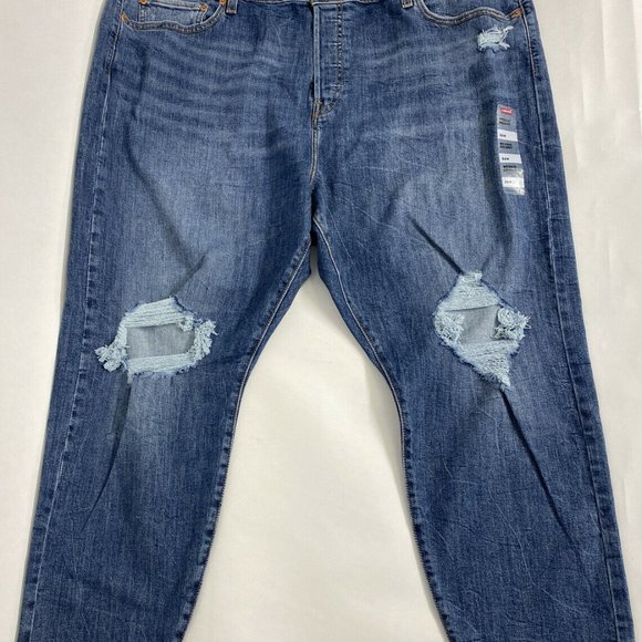 Levi's Women's Wedgie Skinny Fit High Rise Levis Jeans Plus Size 24W - Picture 3 of 4